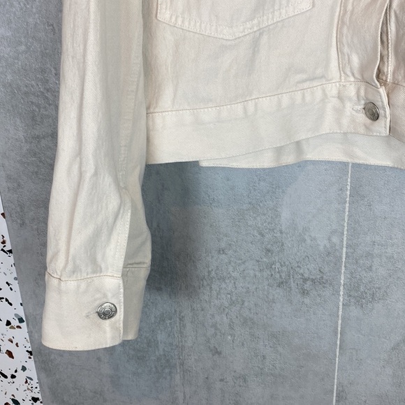 Zara ivory denim jacket - Picture 4 of 6